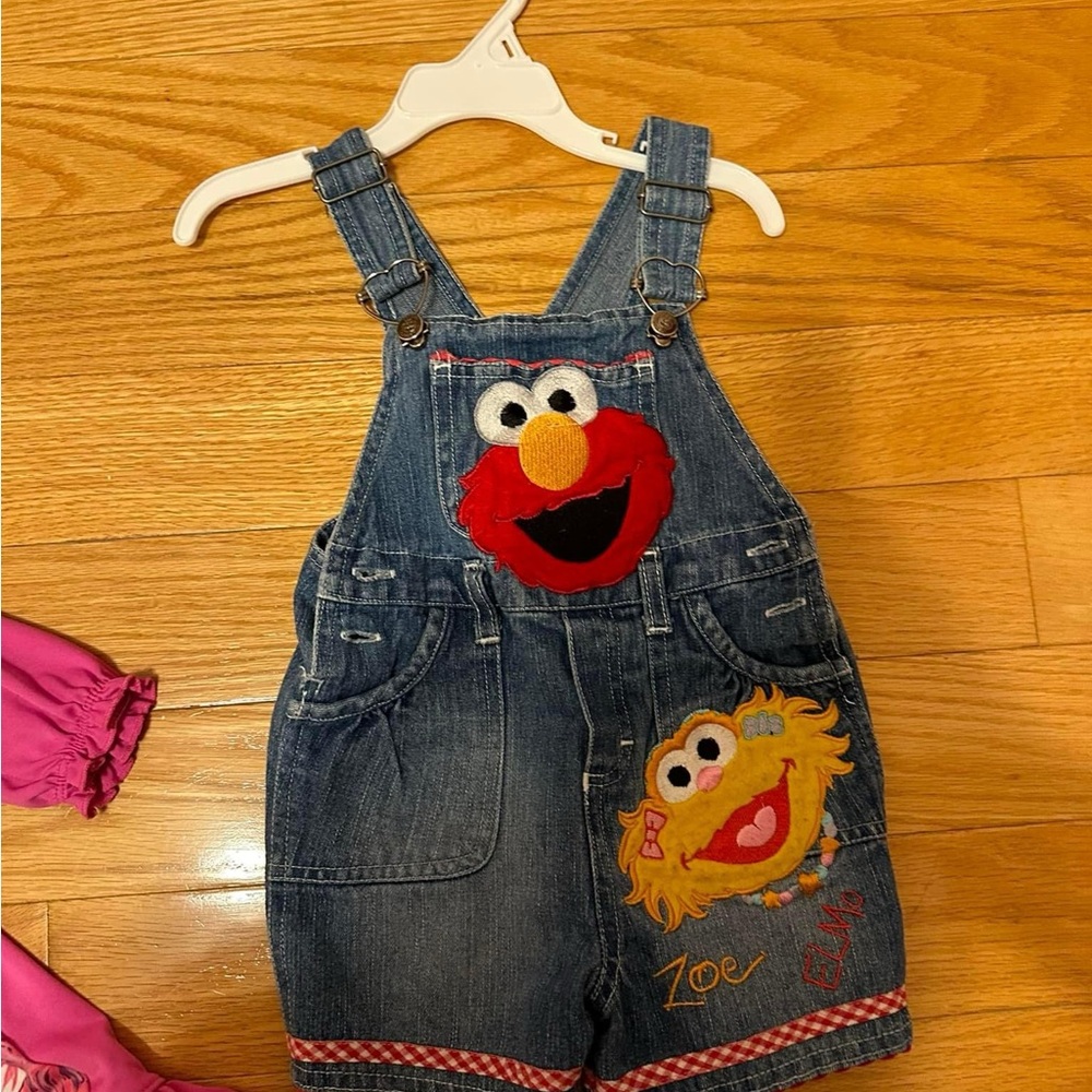 Vintage Sesame Street overalls!